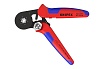 Пресс-клещи 6-гранные, обжимные Knipex KN-975314SB гильзы контакт. 0.08-10 мм², 2-е конц. гильзы 2x4мм²