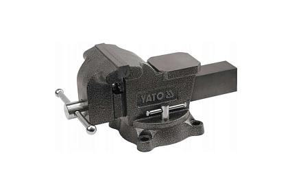 Слесарные тиски Yato 100мм поворотные YT-6501