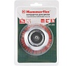 Кордщетка чашеобразная с хвостовиком Flex 207-216 (75 мм; d6; нейлон) Hammer 62132