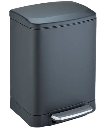 Ведро WeltWasser WW GOLF BL 6L черный матовый 10000013374