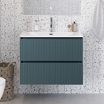 Мебель для ванной BelBagno Uno-Mini 90 см Голубой матовый