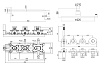 Душевой набор Paffoni Modular Box KITMB000CR душ 22.5 см, хром