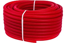 Гофра Uni-Fitt 25 мм, красная, для труб 16 мм, 50 м 583R2505