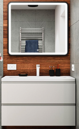 Мебель для ванной Art&Max Bianchi 90 см, белый матовый