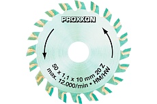 Диск с твердосплавными накладками (50х1.1х10 мм) для KS 230 Proxxon PR- 28017