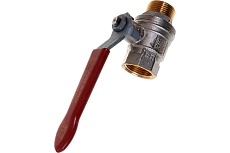 Шаровой кран RUB 3/4&quot; DN20 PN40, ВР-НР, серия MILANO (S.90), ручка S90E20
