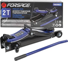 Подкатной гидравлический домкрат с низким подхватом Forsage 2т F-T820037(47672)