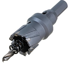 Коронка по металлу HM (28х28 мм; хвостовик 13 мм; комплект) D.BOR HS-HM-28-028-T