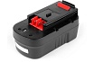 Аккумулятор (18V; 1.5Ah; Ni-Cd) для электроинструмента Black & Decker CD, KS, PS Series Topon TOP-PTGD-BD-18-1.5