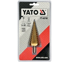 Сверло по металлу ступенчатое 6-38 мм Yato YT-44740