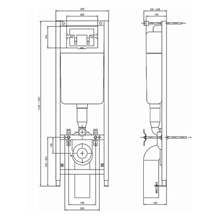 Подвесной унитаз Ideal Standard Tempo W990101 комплект 3 в 1