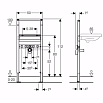 Инсталляция для раковины Geberit Duofix 111.434.00.1