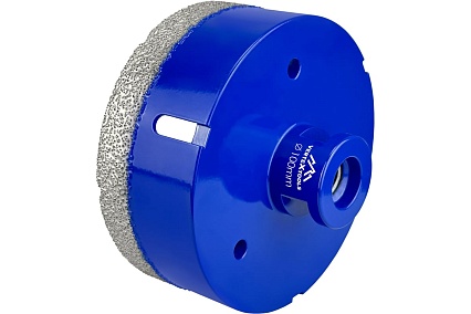 Коронка алмазная 100x35 мм для УШМ Vertextools 333-100-35