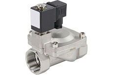 Электромагнитный клапан DN.ru VS2W-401E-PU-NC Ду32 Ру10 сталь, пилотный EPDM 220В AC D130-01501