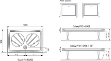 Поддон для душа Ravak Gigant Pro 120x90
