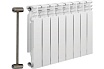 Биметаллический радиатор отопления Solur PRESTIGE 8 секций BMET08