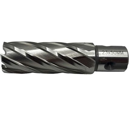 Сверло корончатое TORNERI 23х50 мм, HSS, Universal / Weldon 19 Т023636