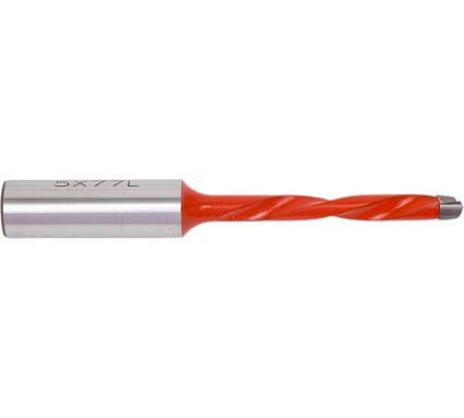 Сверло присадочное усиленное "глухое" (5x77 мм; S=10 мм; LH) ROTIS 412.0577L