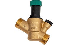 Редуктор давления Rvc 1/2 г (3/4 ш), настройка 1-6 Bar, с выходом под манометр 11915