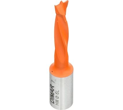 Сверло глухое левое 4 флейты (6x30 мм; L57.5 мм; хвостовик 10x20 присадка) Dimar 2014107