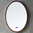 Зеркало Abber Stein 55 см с подсветкой, коричневый AS6610BR