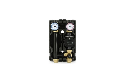 Насосно-смесительная группа Uni-Fitt DN25, с трехходовым клапаном, Grundfos UPM3 HYBRID 25-70 492H2500