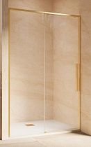 Душевая дверь Vincea Ультима (Ultima) VDS-7UL110CLG 110x200 брашированное золото, прозрачная