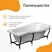 Акриловая ванна Ваннеса Миранда 168х95 L/R