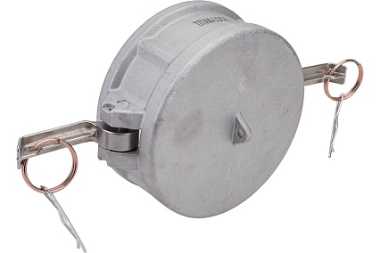 Алюминиевый камлок TITAN LOCK типа DC серия EcoLine, заглушка для ниппеля 4" TL400DCAL-EL