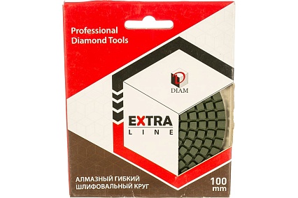Круг алмазный гибкий шлифовальный Extra Line (100х3 мм; мокрая полировка; №800) Diam 514