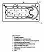 Акриловая ванна Aquatek Леда 170х80 см