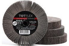 Круг лепестковый радиальный универсальный 125x20 мм, М14, Р120 TOTFLEX 4631163848053