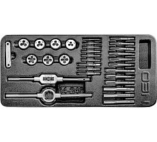 Набор плашек и метчиков, HSS, 31 шт. Neo Tools 84-246