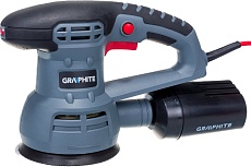 Эксцентриковая шлифовальная машина Graphite 430Вт, диск 125/150 мм 59G347