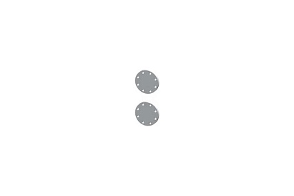 Комплект фланцевых заглушек ELSEN DN100, PN10, 8-отверстий, 2 шт. EWG100.002