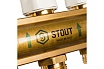 Распределительный коллектор из латуни без расходомеров 11 вых. STOUT SMB 0468 000011