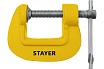 Чугунная струбцина Stayer SG-25 тип G, 25 мм 3215-025