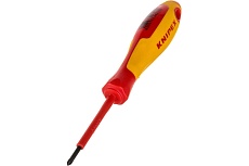 Отвертка для винтов с крестообразным шлицем Pozidriv Knipex KN-982500