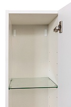 Шкаф пенал La Fenice Cubo 30 см белый матовый FNC-05-CUB-B-30
