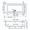 Акриловая ванна VagnerPlast Cavallo 180x80 см