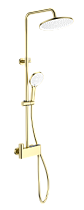 Душевая стойка Wonzon&Woghand Muse Corno WW-B3110-BG термостат, брашированное золото