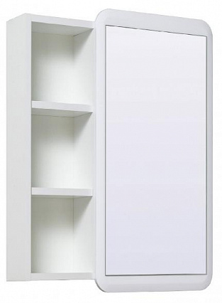 Зеркальный шкаф Руно Капри 55 см белый
