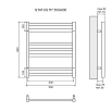 Полотенцесушитель электрический Lemark Status LM44607E П7 50x60