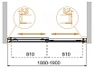 Шторка для ванны Cezares TANDEM-SOFT-VF-2-190/145-C-Cr-IV 190x145 прозрачная