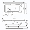 Акриловая ванна VagnerPlast Ultra 150x82