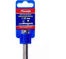 Бур по бетону SDS-plus Professional 22x310 мм Tsunami T10610200022310