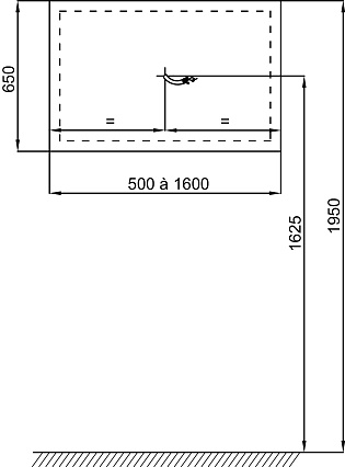 Зеркало Jacob Delafon Replique EB1475-NF 120 см анти-пар с вертикальной подсветкой