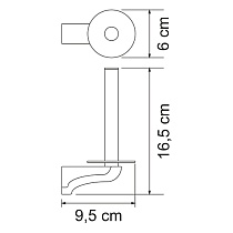 Держатель туалетной бумаги WasserKRAFT Kammel K-8397