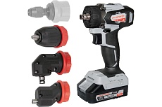 Бесщеточная аккумуляторная дрель-шуруповерт Интерскол ДА-13/18ВК 45 комби АПИ Li-ion, кейс, 2 аккум., 2Ач, патрон 13 мм 575.2.2.77