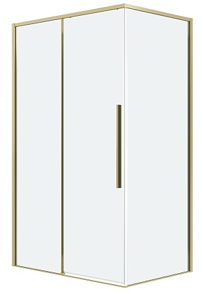 Душевой уголок Grossman Galaxy 120.K33.01.1480.32.00 140x80 прозрачный, золото сатин